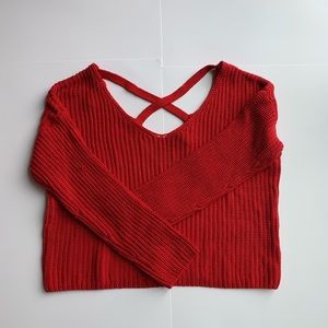 H&M Red Oversized sweater!